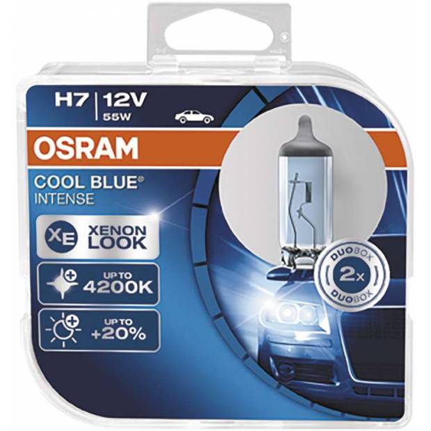 C2607.4 Autožárovka OSRAM H7 12V 55W 64210 HCB COOL BLUE Osram