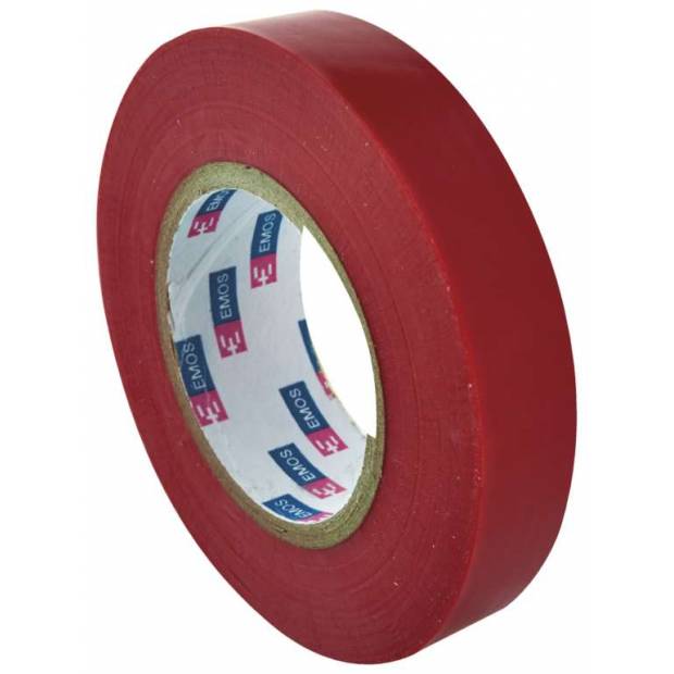 F61513 PVC izolačná páska 15 mm / 10 m červená EMOS