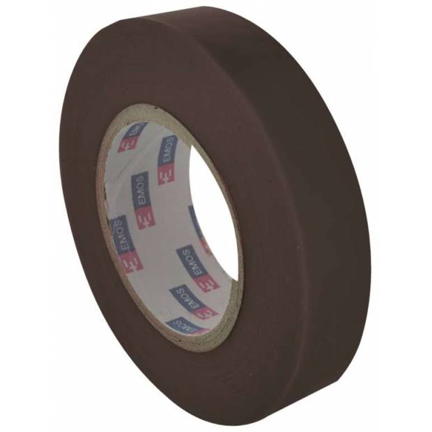 F61517 PVC izolačná páska 15 mm / 10 m hnedá EMOS