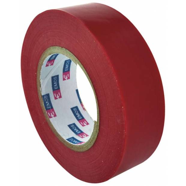 F61923 PVC izolačná páska 19 mm / 20 m červená EMOS