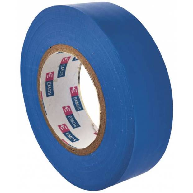 F61924 PVC izolačná páska 19 mm / 20 m modrá EMOS