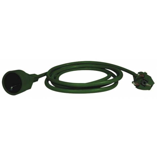 Emos P0115Z Predlžovací kábel - spojka 5 m, zelený