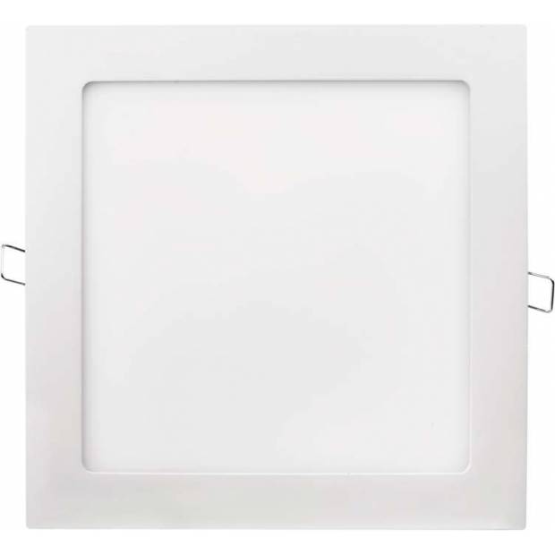 ZD2141 LED panel 220×220, štvorcový zapustený biely, 18W teplá biela EMOS Lighting
