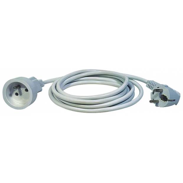 Emos P0111 Predlžovací kábel biely konektor 1,5 m