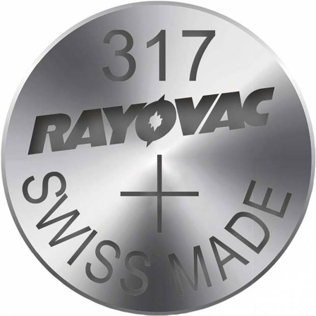 9RW317 Knoflíková batéria pre hodinky RAYOVAC 317 blister Rayovac