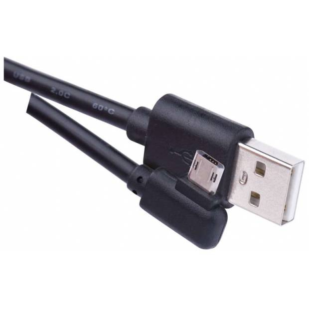 SM7005BL Kábel USB 2.0 A/M - micro B/M 1 m čierny, Quick Charge EMOS