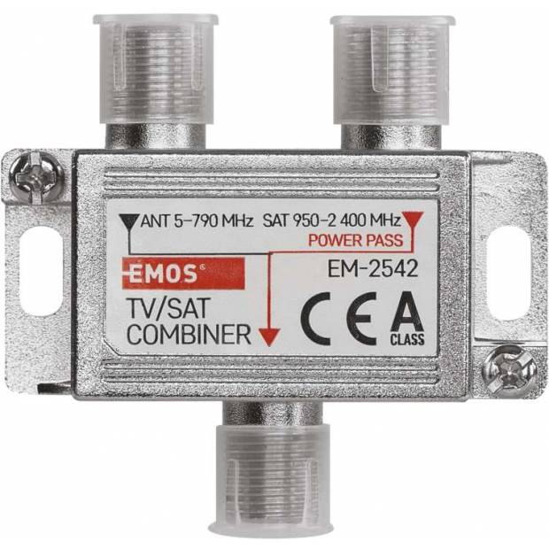 J0198 Kombinátor satelitného a anténneho signálu (TV/SAT) EMOS
