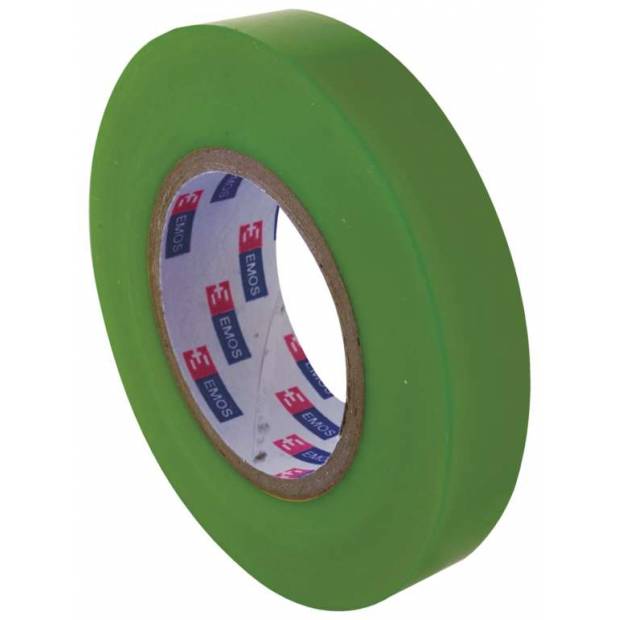 F61519 Izolačná páska z PVC 15 mm / 10 m zelená EMOS