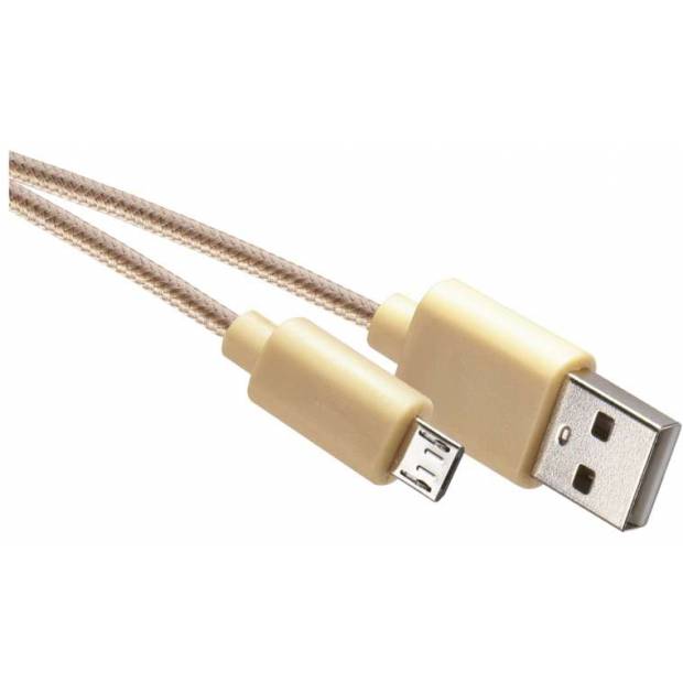 SM7006Y Kábel USB 2.0 A/M - micro B/M 1m zlatý EMOS