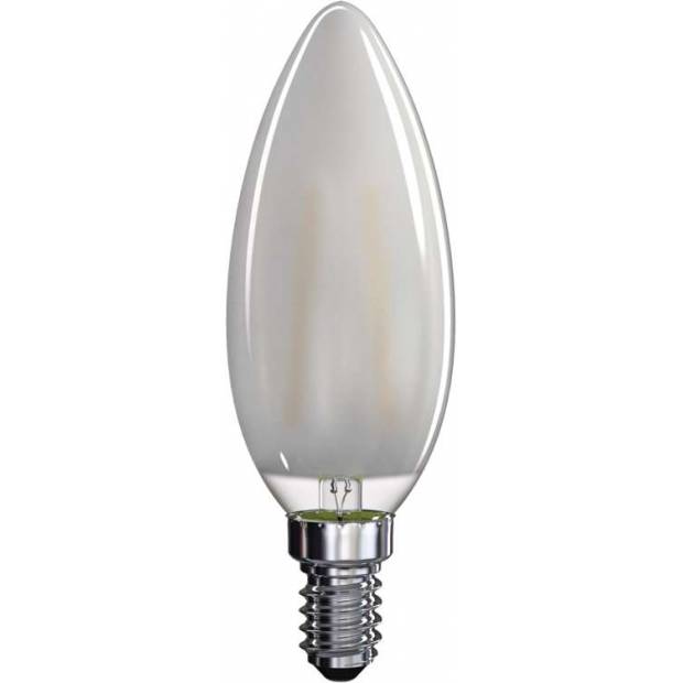 Z74215 LED žiarovka Filament Candle frosted A++ 4W E14 teplá biela EMOS Lighting