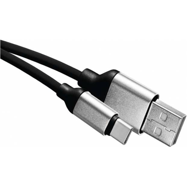 SM7025BL USB kábel 2.0 A/M - C/M 1m čierny EMOS