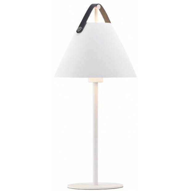 NL 46205001 NORDLUX 46205001 Strap - Designová stolová lampa 55 cm, biela Nordlux