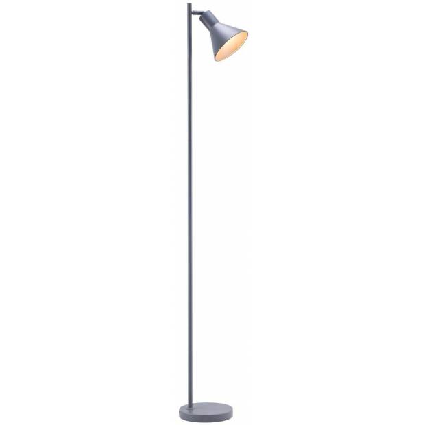 NL 46734010 NORDLUX 46734010 Eik - Stojacia lampa s klasickým tienidlom 144 cm, sivá Nordlux