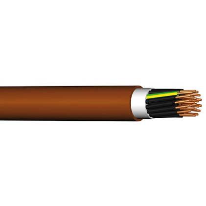 Silový kábel PRAFlaDur-J 3x2.5 P60-R s malým množstvom uvolneného tepla v prípade požiaru