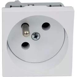 zásuvkový modul QUADRO s ochranným kolíkom QP 45X45_HB