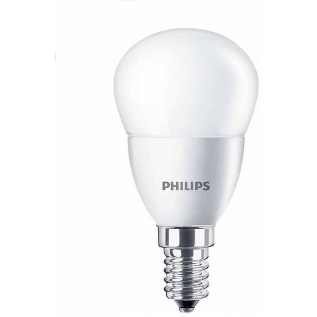 Matná LED žiarovka E14 malá žiarovka Philips náhrada za 40W 2700K