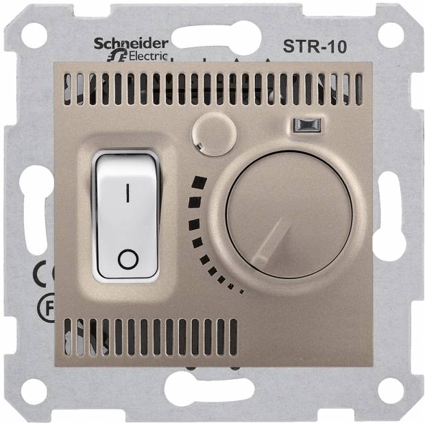Sedna izbový termostat titánový SDN6000168 Schneider