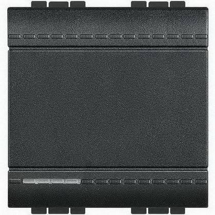 BTicino LivingLight switch number 1 automatic clamp 2-module L4001M2A farba Anthracite