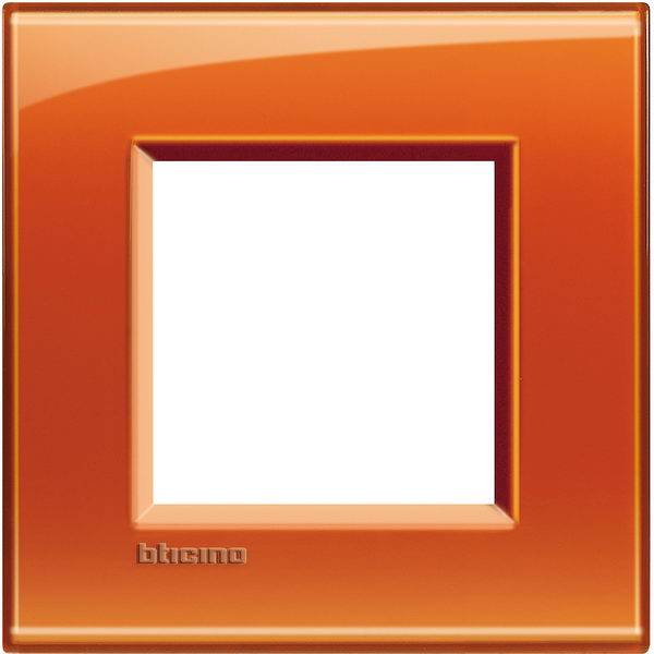 BTicino LivingLight frame square 2-module LNA4802OD farba Orange