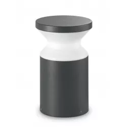 158891 Massive Vonkajšie stĺpové svietidlo ideal lux torre pt1 small antracitové šedé 22cm ip44