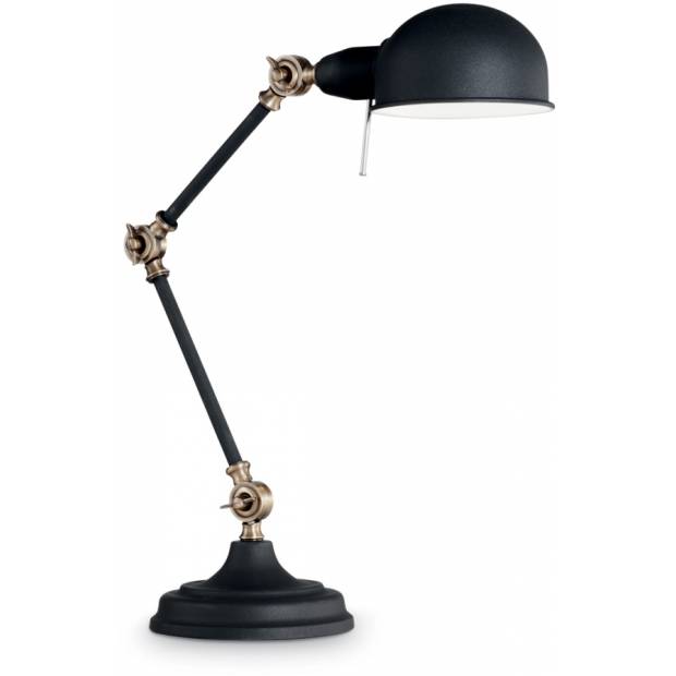 Stolná lampa TRUMAN TL1 NERO Ideal Lux 145211