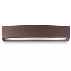 163550 Obrovské vonkajšie nástenné svietidlo ideal lux andromeda ap2 coffee hnedé 45cm ip54
