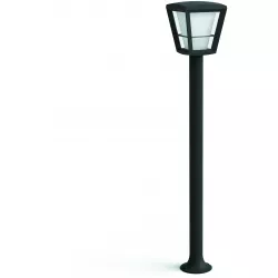 17442/30/P7 Massive Hue led white and color ambiance vonkajšie stĺpové svietidlo philips econic čierne 100cm 2200k-6500k rgb