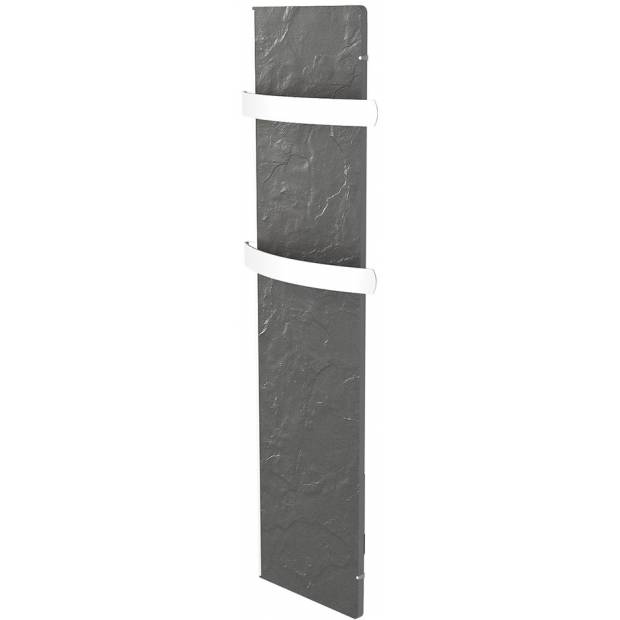 Kúpeľňový sálavý panel s akumuláciou tepla GLOA SLIM 500 čierna bridlica 7832