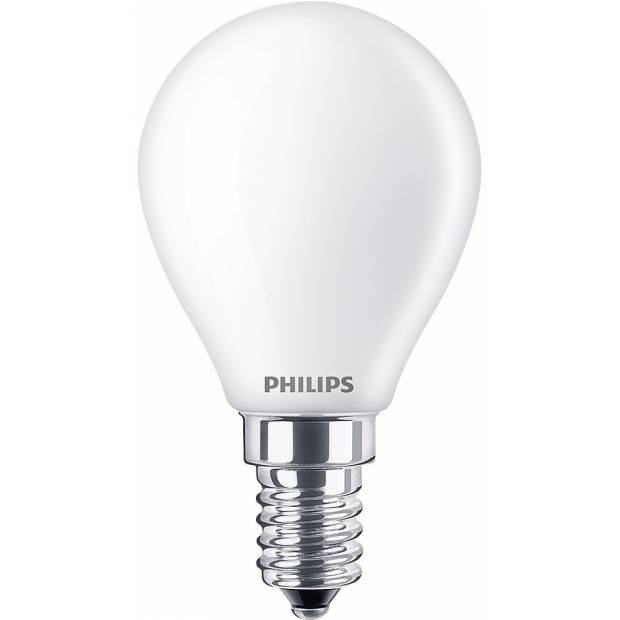 Matná pätica LED žiarovky v tvare kvapky E14 FILAMENT Classic LEDluster náhrada za 60W žiarovku 929002028702