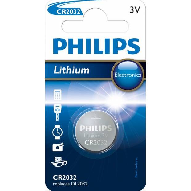 Lítiová batéria 3 V CR2032 / 01B Philips