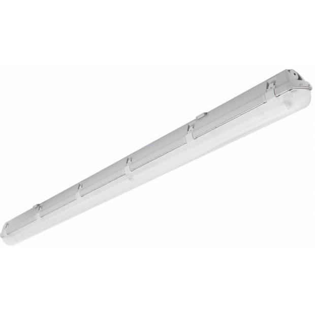 Klasické priemyselné prachotesné svietidlo pre žiarivky s päticou G5 TREVOS 90550 pre montáž na stenu alebo strop
