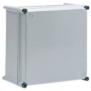 Elektroinštalačná krabica APO 41 sivá IP67 veľkosť 300x300x175