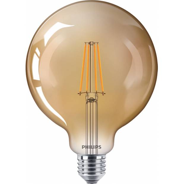 FILAMENT Classic LED žiarovka D 8-50W G120 E27 822 GOLD
