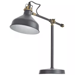 Z7611 Stolná lampa HARRY na žiarovku E27, tmavohnedá