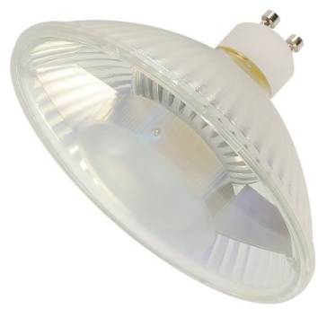 QPAR111 LED žiarovka s príkonom 6,5W COB LED 3000K 30° stmievateľná