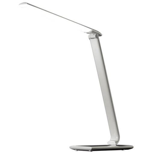 WO37-W LED stolová lampa stmievateľná, 12 W, voliteľná teplota svetla, biely lesk Massive
