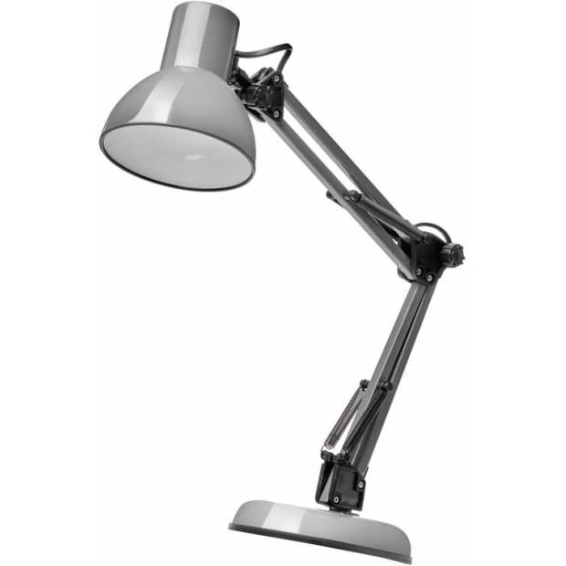 Z7609G Stolná lampa LUCAS pre žiarovku E27, tmavosivá EMOS