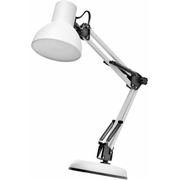 Z7609W Stolná lampa LUCAS pre žiarovku E27, biela EMOS