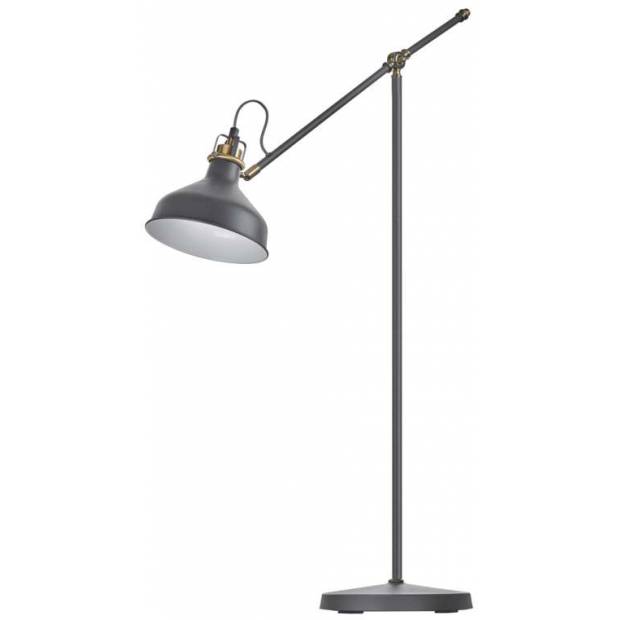 Z7610 Stojacia lampa ARTHUR pre žiarovku E27, 150 cm, tmavosivá EMOS