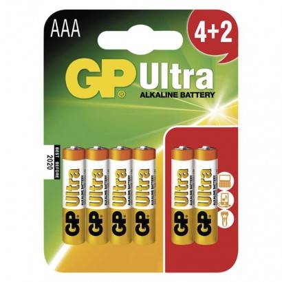 B1911MM GP Ultra AAA alkalická batéria (LR03) GP
