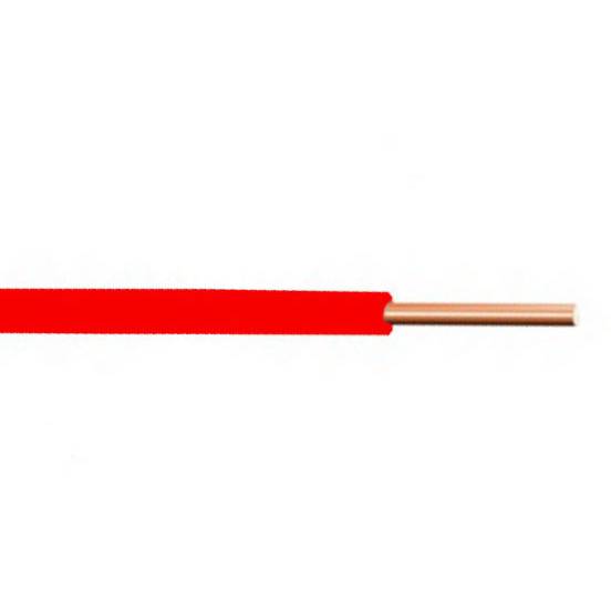 H05V-U 1mm (CY) červený kábel
