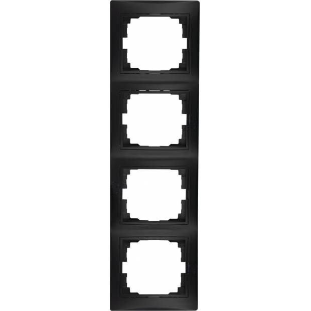 Štvornásobný vertikálny rám - čierny matný dizajn DOMO