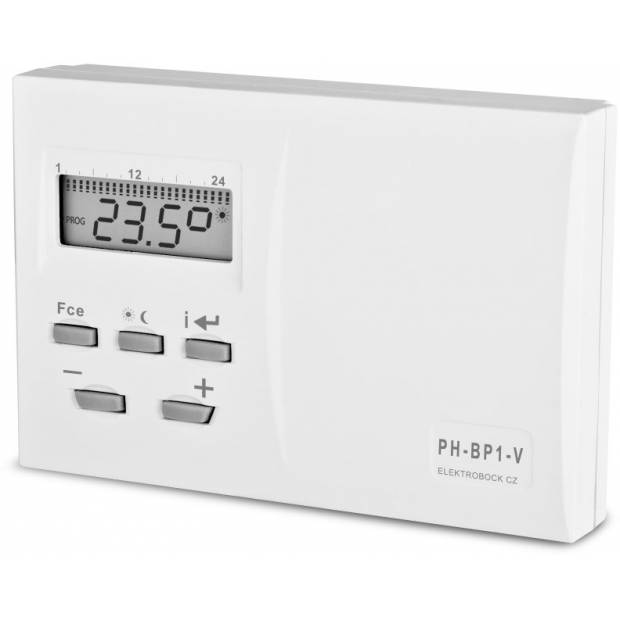 Bezdrôtový termostat  PH-BP1-V Elektrobock