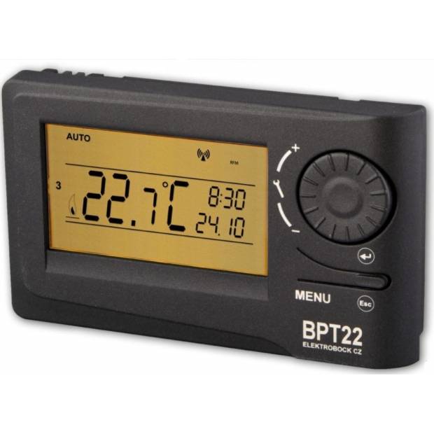 Priestorový bezdrôtový termostat BT22-3-5 Elektrobock