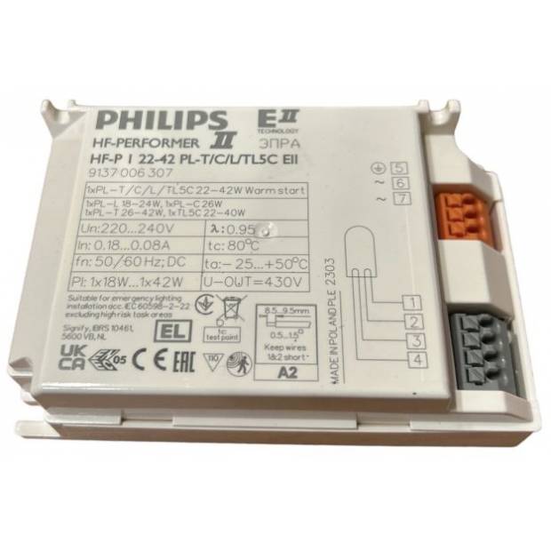 Philips HF-P 1 22-42 PL-T/C/L/TL5C elektronický predradník YZ-140EAA