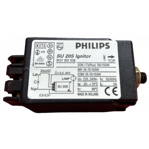 Zapaľovač pre 35W - 150W žiarovky Philips SU 20S