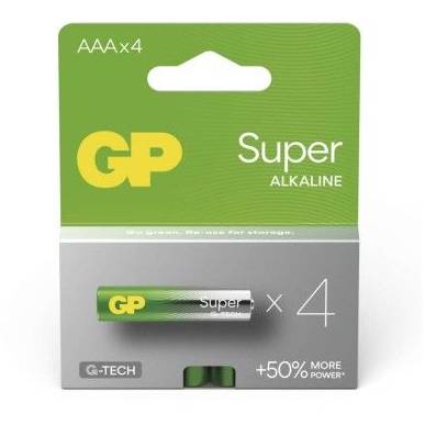 B01114 GP Super alkalická batéria AAA (LR03)