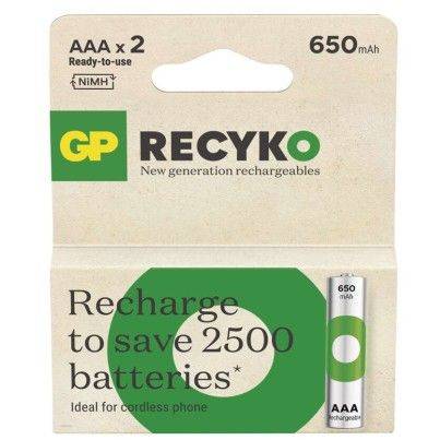 B25162 GP ReCyko 650 AAA dobíjacia batéria (HR03)