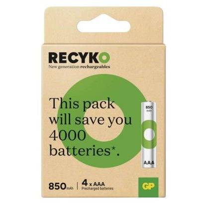 B25184 GP ReCyko 850 AAA dobíjacia batéria (HR03)