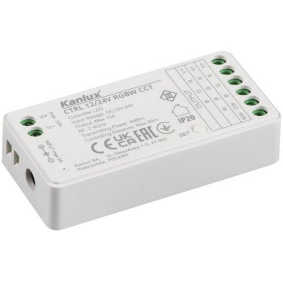 Kanlux CTRL 12/24V RGBW CCT LED pásky (starý kód 22143) 22148